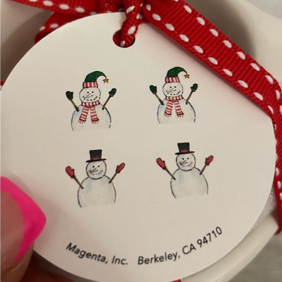 Rae Dunn 🇺🇸 SNOWMAN measuring cups - Picture 4 of 9